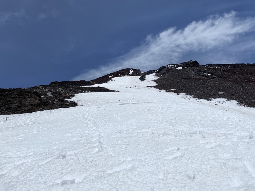 富士山8合目付近