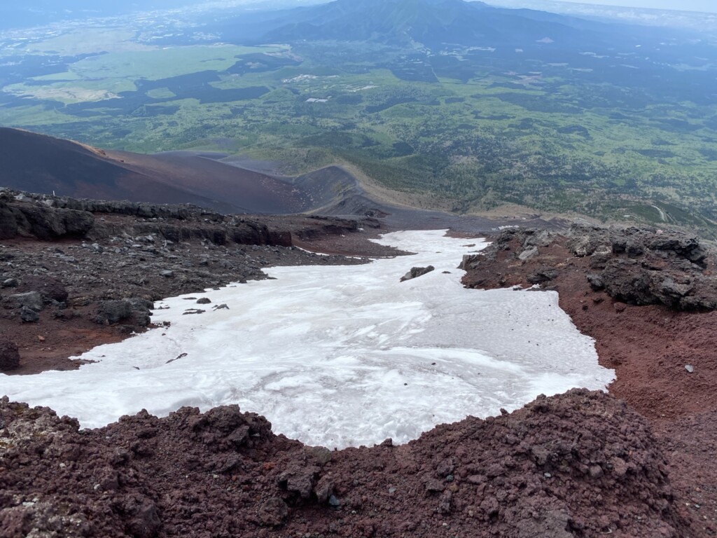 富士山8合目付近