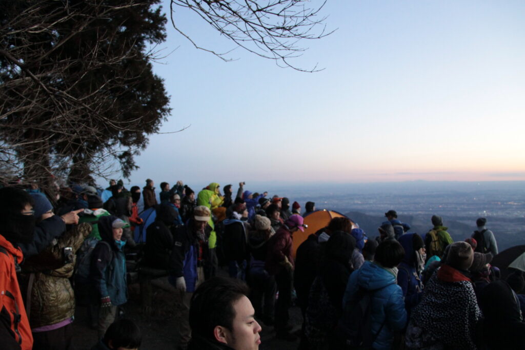 大山　初日の出