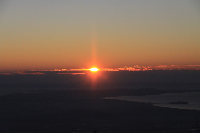 大山　初日の出