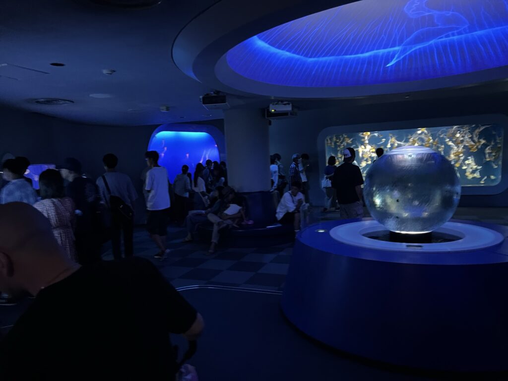 繁忙期の新江ノ島水族館